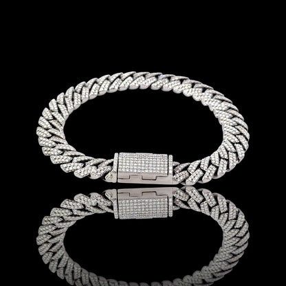 Moissanite Cuban Bracelet 10MM