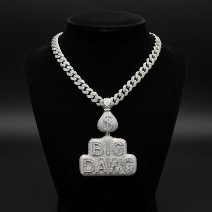 Big Dawg Moissanite Pendant