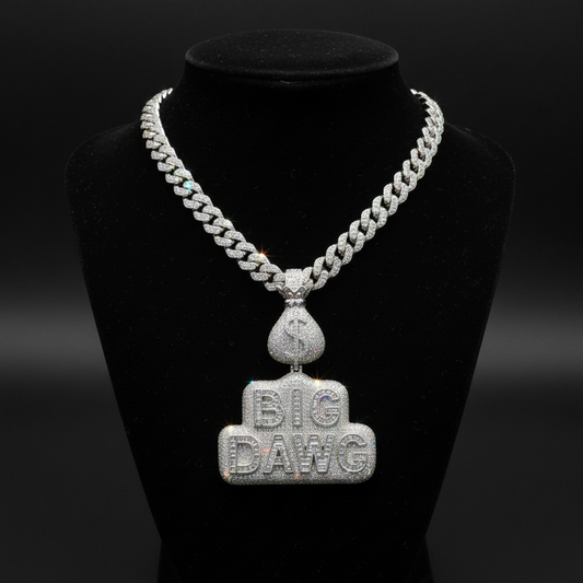 Big Dawg Moissanite Pendant