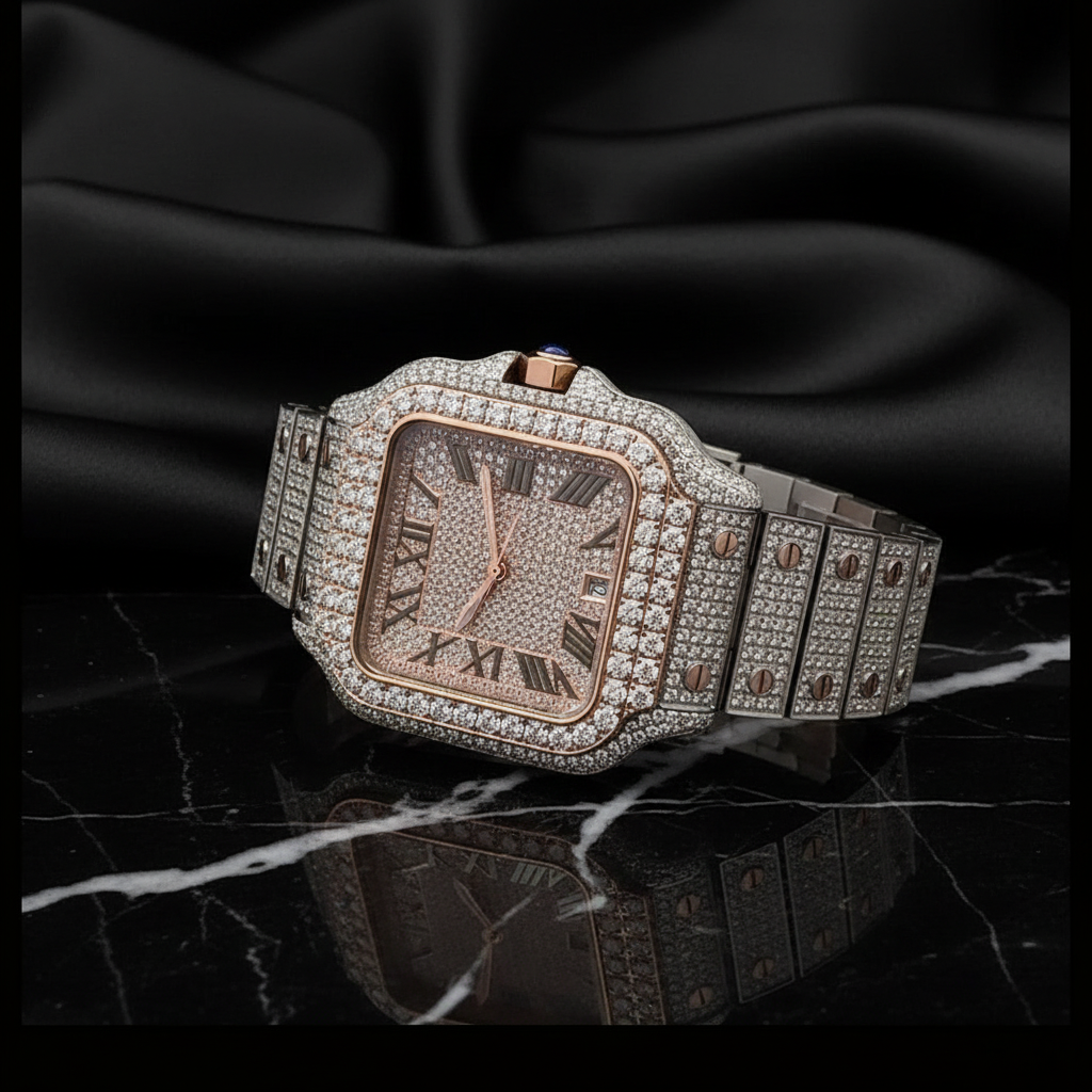 Moissanite Rose Watch