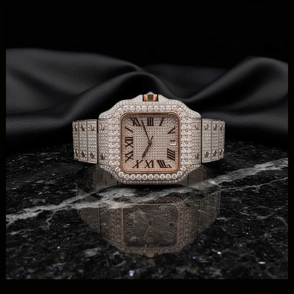 Moissanite Rose Watch