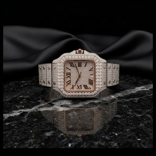 Moissanite Rose Watch