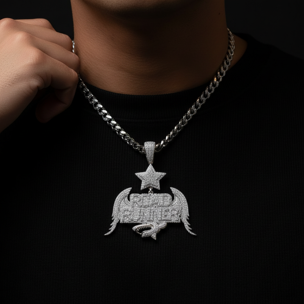 Road Runner Moissanite Pendant