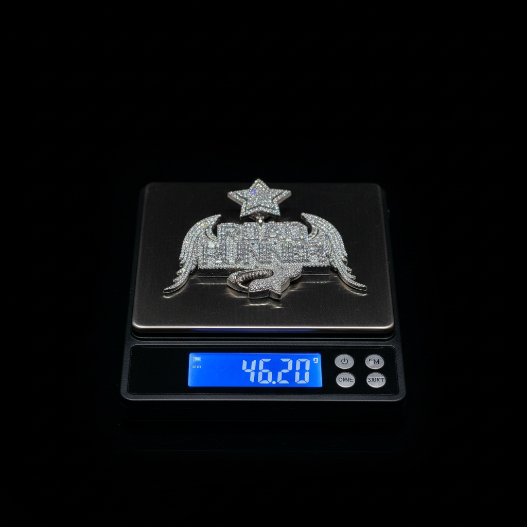 Road Runner Moissanite Pendant