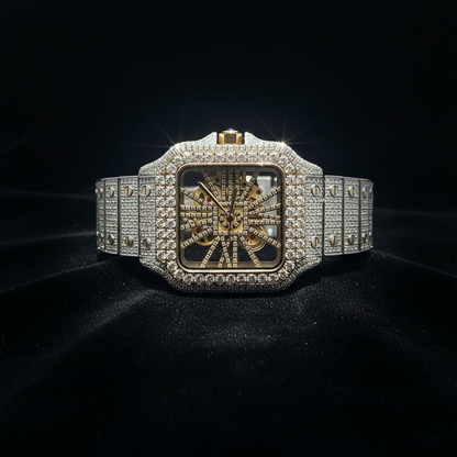 Skeleton Moissanite Watch